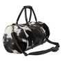 Black And White Pony Hair Leather Classic Duffle, thumbnail 3 of 8