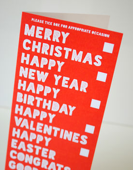 Funny All Occasions Value Christmas Cards Six Pack, 5 of 5