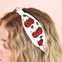 Beaded White Cherry Headband, thumbnail 1 of 3