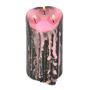 Goth Pink Vampire Tears Large Pillar Candle, thumbnail 3 of 4