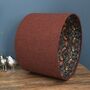 William Morris Strawberry Thief Red Tweed Lampshades, thumbnail 1 of 10