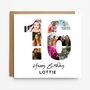 Personalised 16th Birthday Photo Collage Card, thumbnail 1 of 8
