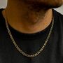 Gold 5mm Figaro Chain, thumbnail 2 of 12