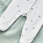 Personalised Our 1st Mother's Day Blue Star Sleepsuit, thumbnail 2 of 4