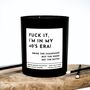 Funny Personalised 40th Birthday Candle, thumbnail 1 of 10