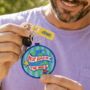 Best Dad In The World Keyring, thumbnail 1 of 2