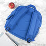 Personalised Kid's Blue Mini Rucksack, thumbnail 7 of 12