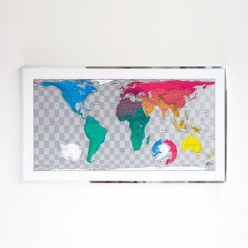 World Map Wall Print, 5 of 12