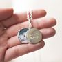 Personalised Sterling Silver Engraved Photo Locket, thumbnail 4 of 5