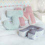 Two Tone Fabric Letter Cushions, thumbnail 1 of 8