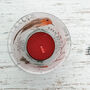 Personalised Robin Glass Tealight Candle Holder, thumbnail 3 of 7
