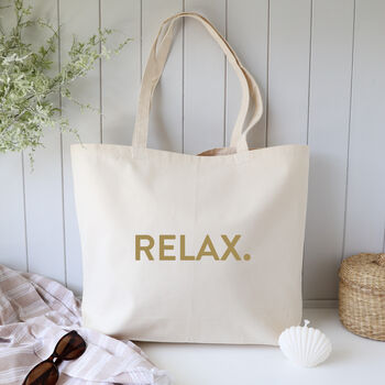 Relax Holiday, Beach, Pool, Yoga Tote Bag, 3 of 7