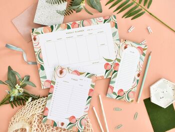Peach Daily Planner Notepad, 4 of 6
