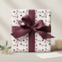 Red Wine Glass Wrapping Paper – Elegant And Sophisticated, thumbnail 6 of 8