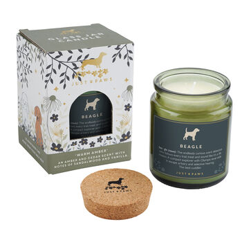 'Beagle' Definition Large Green Candle • Dog Enthusiast • Just Paws • Gift Box, 2 of 4