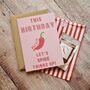 Personalised Birthday Card With Chilli Flake Gift, thumbnail 1 of 3