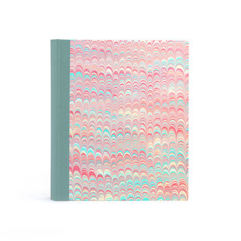 Personalised Marbled Photo Album: Pink And Aqua, 4 of 6