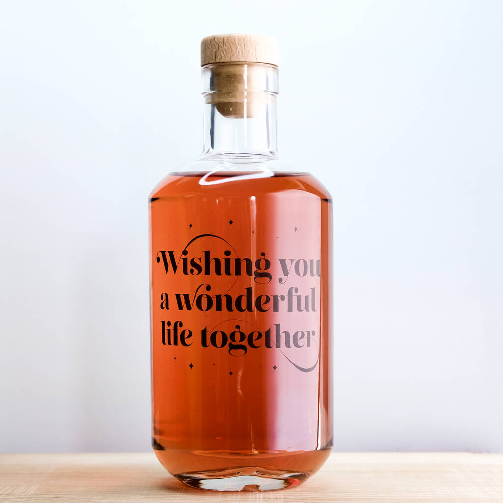 Wishing You A Wonderful Life Together Decanter, 1 of 3