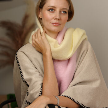 Luxury Pastel Winter Scarf For Her, 4 of 11