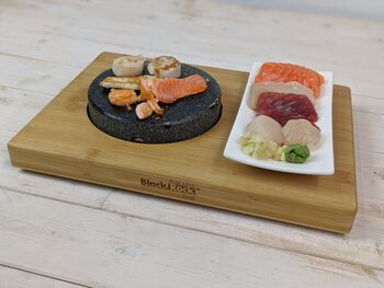 Black Rock Grill Round Ishiyaki Hot Stone Cooking Set, 4 of 11
