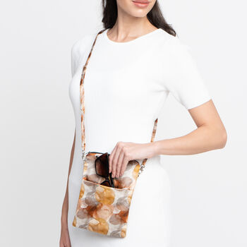 Silk Zipped Crossbody Bag Organic, 9 of 9