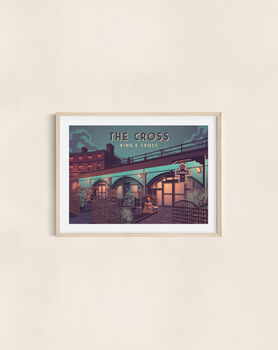 The Cross Nightclub London Travel Poster Art Print, 2 of 8