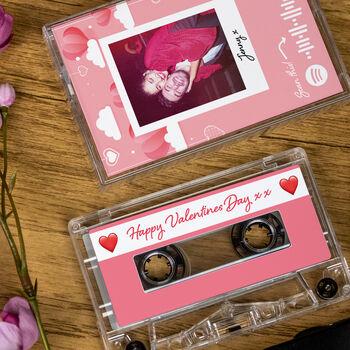 Personalised Valentine's Cassette Mixtape Two Spotify, 4 of 4