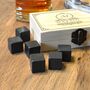 Personalised Whisky Stones Gift In Pine Wood Box, thumbnail 3 of 4