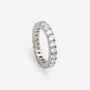 Sterling Silver Stacking Eternity Ring For Women, thumbnail 1 of 4