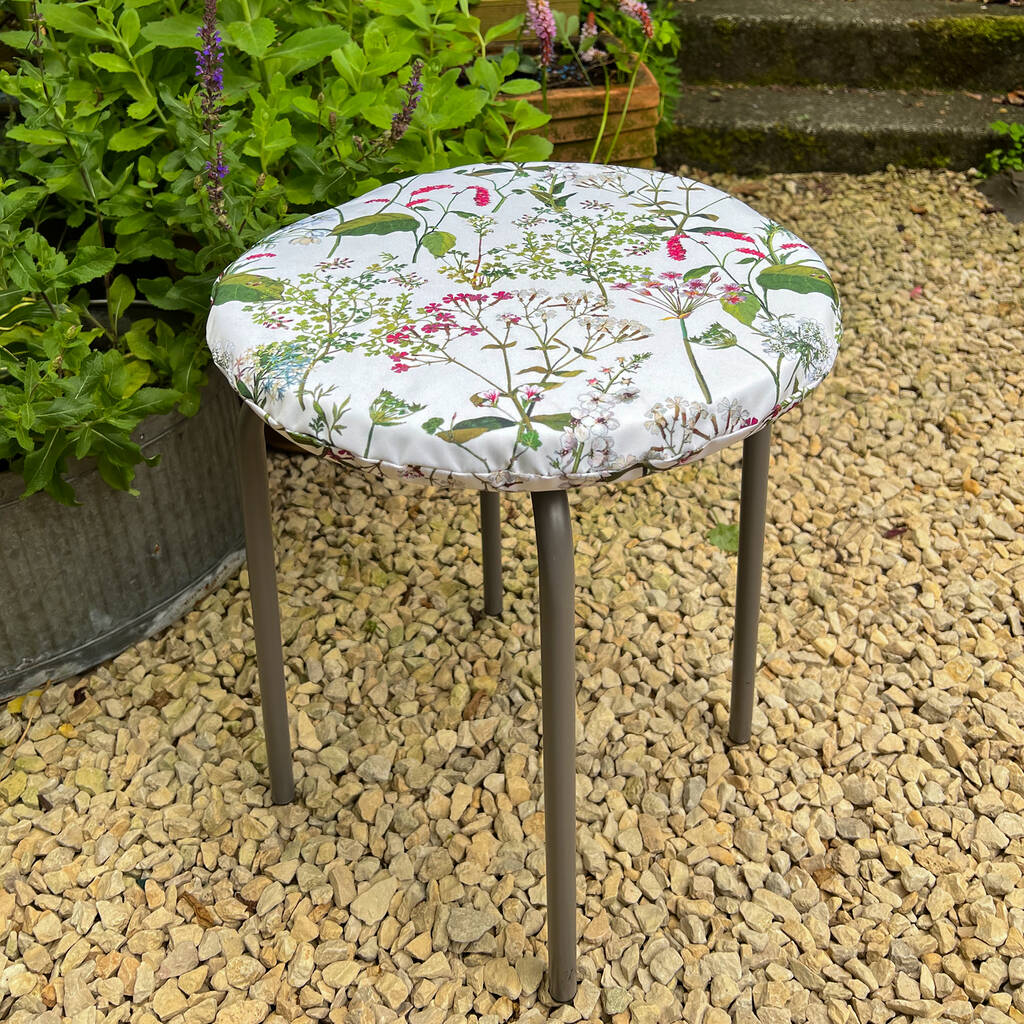 Circular Round Garden Outdoor Seat Pads Welsh Meadow By Celina Digby