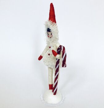 Candy Cane Girl Christmas Decoration, 2 of 7