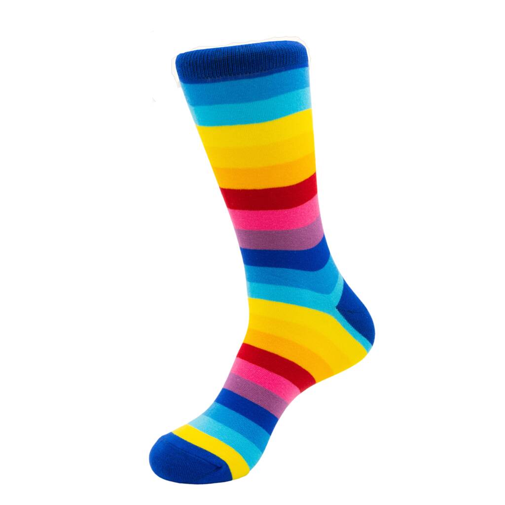 Platinum Stripe Collection Socks In A Box By Sock Geeks