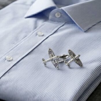 Personalised Spitfire Cufflinks For Father's Day, 9 of 10