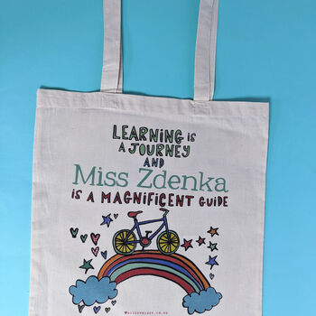 Personalised Learning Is A Journey Teacher Bag, 7 of 12