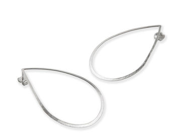 Fig Oxidised Silver Drop Earrings, 5 of 7