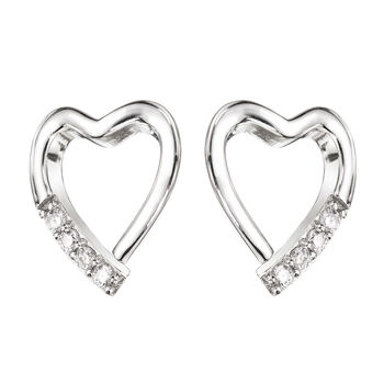 Heart Stud Earrings, 2 of 4