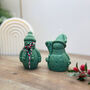Green Snowman Christmas Decoration Candle, thumbnail 8 of 8