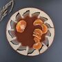 Stoneware Dinner Plate In Green And Earthy Tones, thumbnail 2 of 7