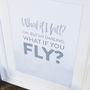 'What If I Fall?' Typographic Quote Print, thumbnail 2 of 3