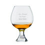 Manhattan Personalised Brandy Glass, thumbnail 1 of 5