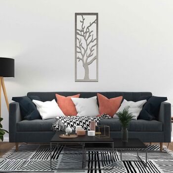 Minimalist Metal Tree Wall Art For New Home Decor, 7 of 12