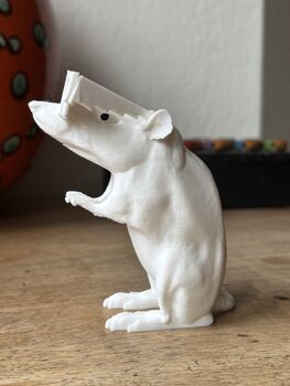 Banksy's Rat With 3D Glasses 3D Model, 4 of 8