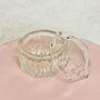 Antique Crystal Cut Glass Lidded Jam / Preserve Pot ~ One, thumbnail 4 of 6