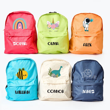 Personalised School Backpack Gift For Kids, 2 of 3