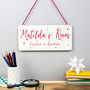 Personalised Children's Room Metal Sign, thumbnail 2 of 6
