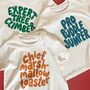 'Chief Marshmallow Toaster' Organic Cotton Kids' T Shirt, thumbnail 6 of 8