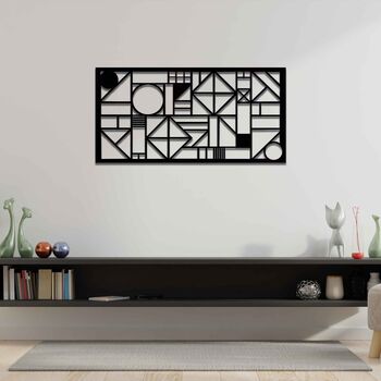 Geometric Wooden Wall Art: New Home Gift Idea, 5 of 9