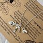 Nature Talisman Charm Necklace In Recycled Silver, thumbnail 5 of 6