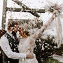Ivory And Raspberry Wedding Confetti | Biodegradable, thumbnail 3 of 3