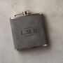 Personalised Initial Hipflask Birthday Gift For Dad, thumbnail 1 of 4